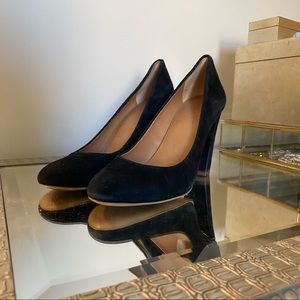 J Crew Etta Pumps in Black Suede